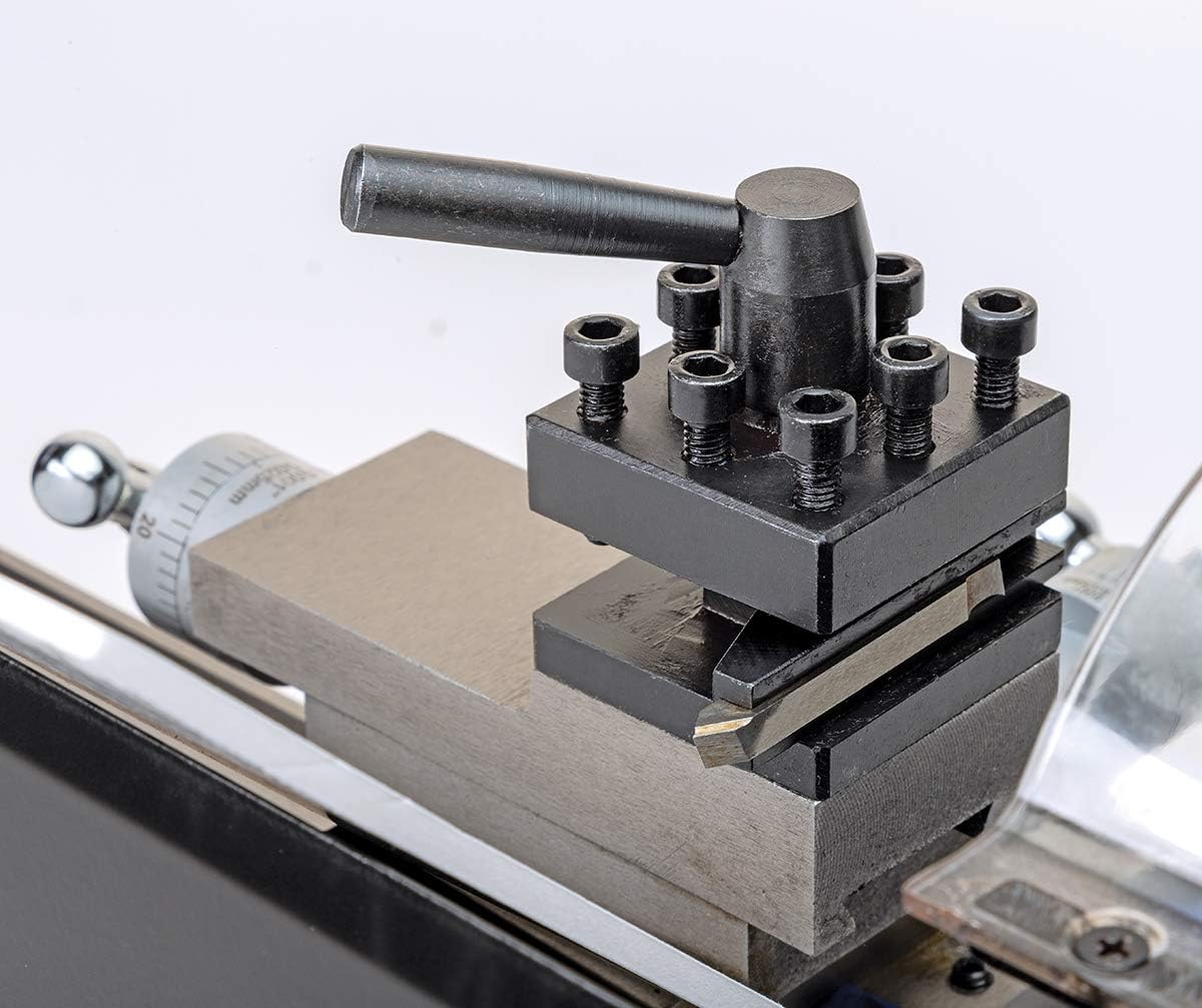 Eastwood Benchtop Mini Metal Variable Speed Lathe 7 x 12 Drilling Machine - Image 6