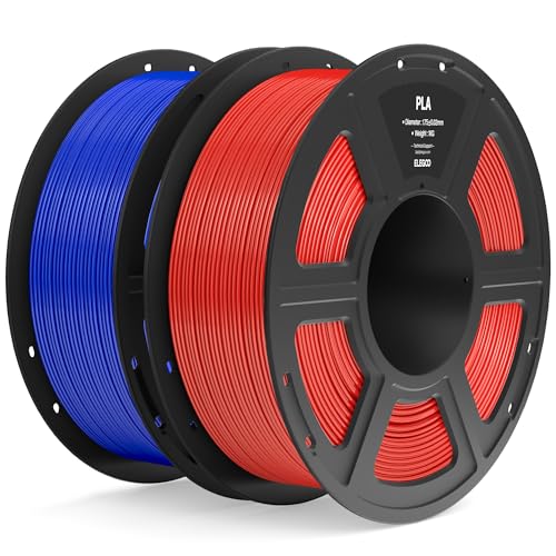 ELEGOO PLA Filament 1.75mm Bundle 4KG, 3D Printer Filament Dimensional Accuracy +/- 0.02mm, 4pcs 1kg Spool(2.2lbs) Fit Most FDM 3D Printers (Black, White, Dark Blue, True Red) - Image 11