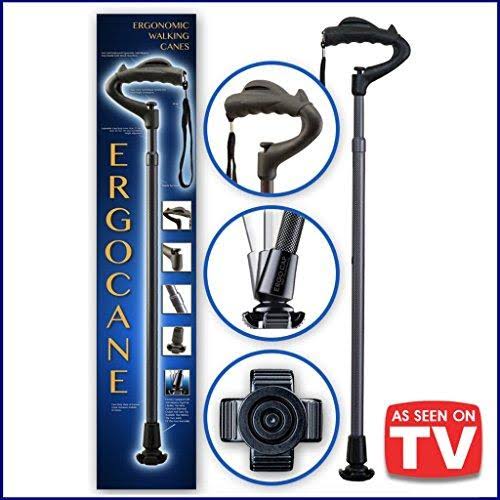 Ergocane Fully Adjustable Ergonomic Cane (Brown) - Image 10