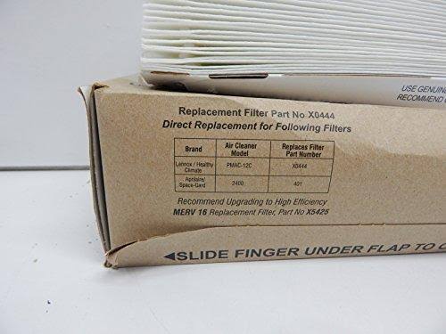 Lennox X0444 mev10 Filter – 2-Pack – 28 inch x 17 inch x 6 inch – Genuine Lennox Product - Image 2