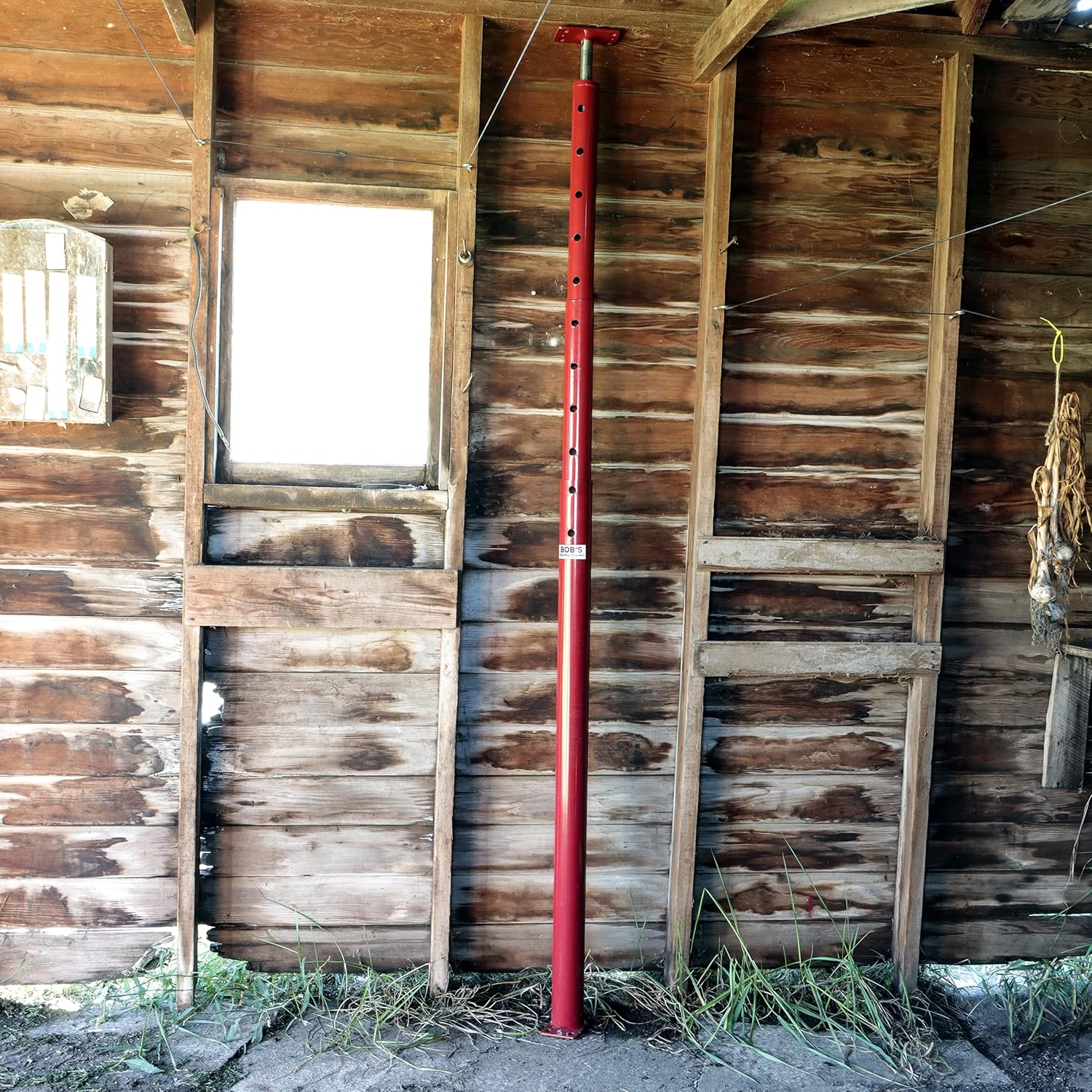 BISupply Basement Floor Jacks ?C 150in Adjustable House Jacks for Leveling, Basement Jack Post Floor Joist Jacks - Image 6