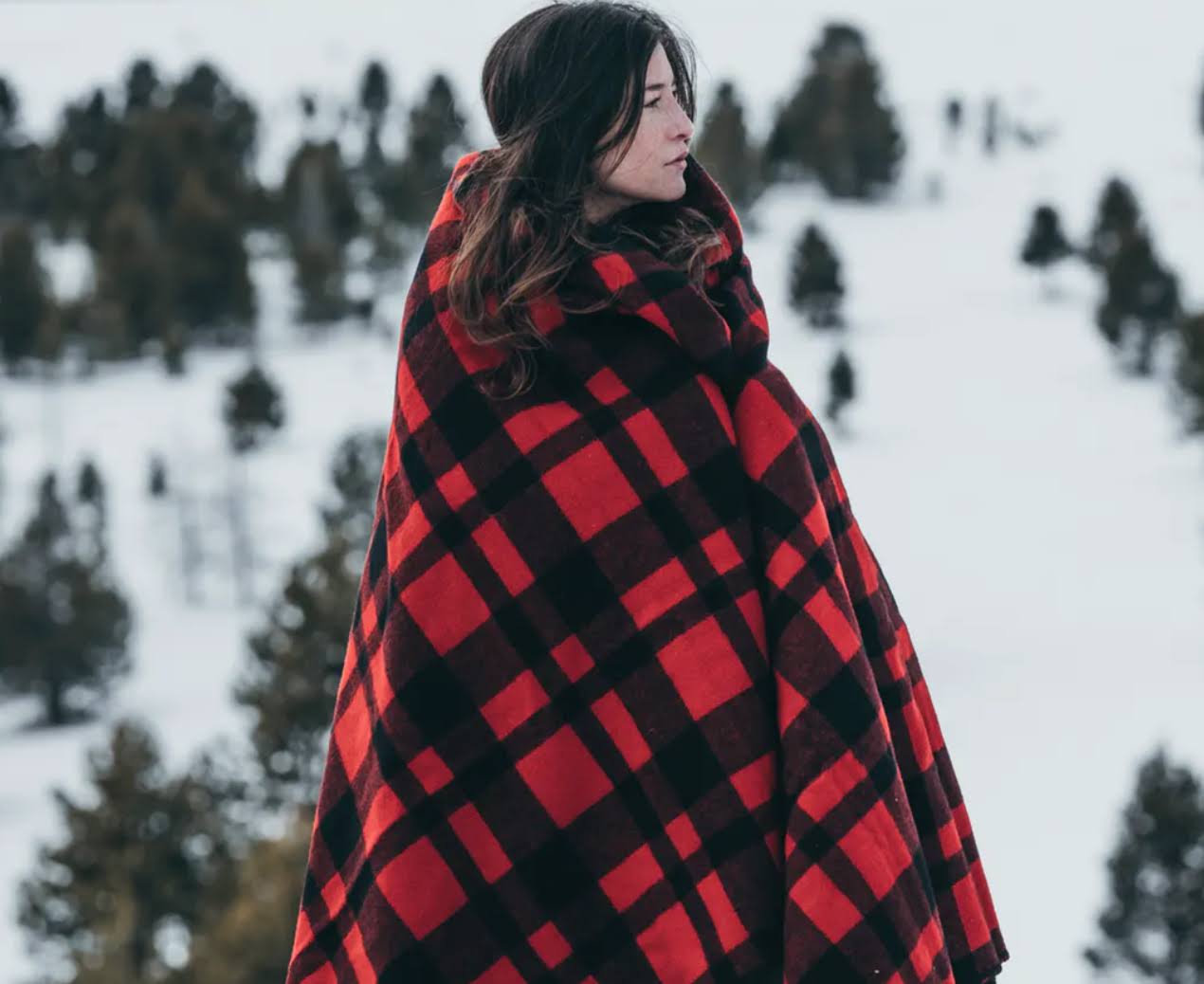 Filson Mackinaw Blanket – Red/Black - Image 4