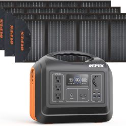 Alternative view of OUPES Portable Power Station 1800W, Solar Generator 1488Wh (465000 mAh) LiFePO4 Battery Backup with 120V (4000W Peak) AC Outlets, 4000+ Cycle Emergency Power Generator for Home Use, Camping