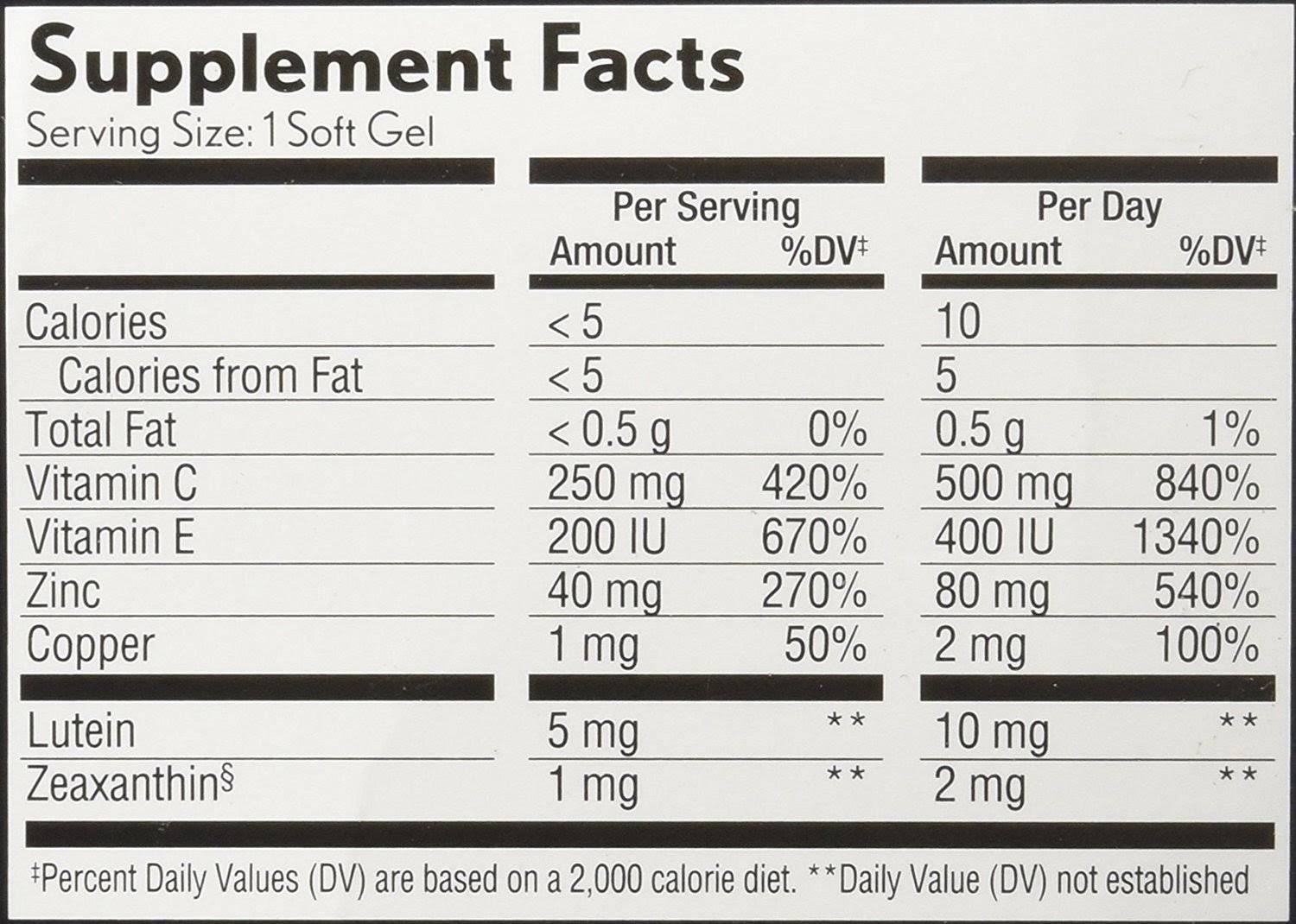 PreserVision AREDS 2 Formula Supplement (210 Count) - Image 3