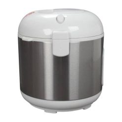 Alternative view of Oyama 5-Cup All Stainless-Steel Rice Cooker/Steamer/Warmer, White