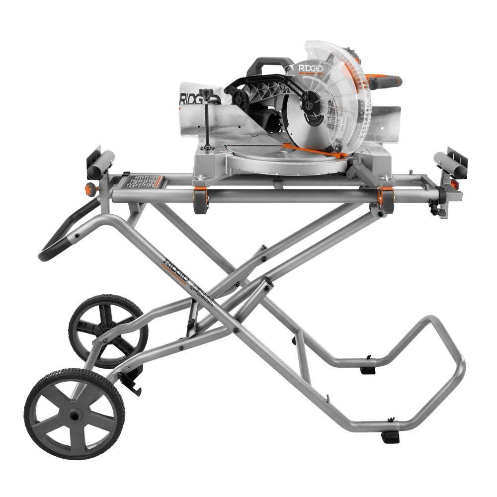 Ridgid Universal Mobile Miter Saw Stand with Mounting Braces - Image 3