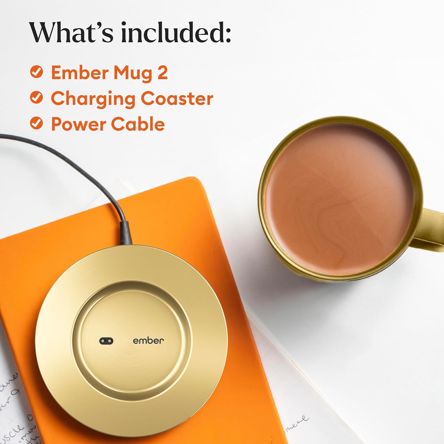 Ember Temperature Control Smart Mug 2, 14 Oz, App-Controlled Heated Coffee Mug with 80 Min Battery Life and Improved Design, White - Image 35