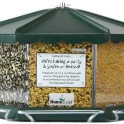 Homestead Triple Bin Party Bird Feeder