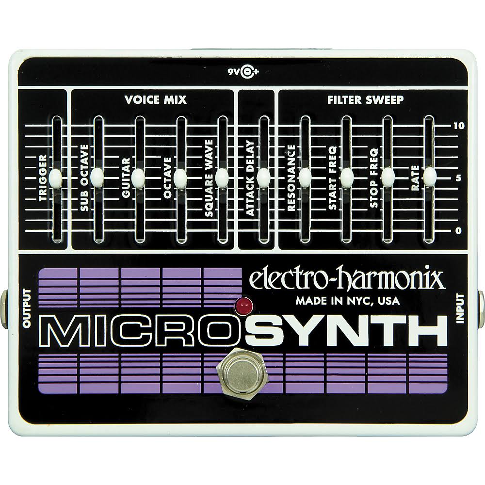 Electro Harmonix Microsynth Analog Guitar Synthesizer Pedal - Image 4