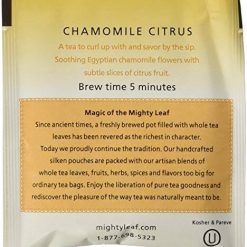 Alternative view of Mighty Leaf Chamomile Citrus Tea 100 Tea Pouches