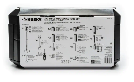 Husky H290MTS Mechanics Tool Set (290-Piece) - Image 5
