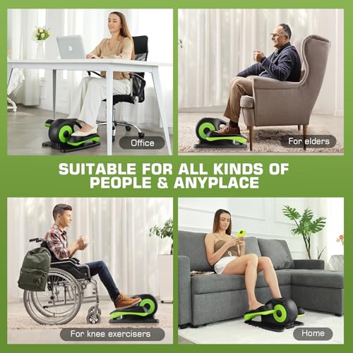 ANCHEER Under Desk Elliptical Machine – Quiet Pedal Exerciser for Seniors, Office & Home, Low-Impact Seated Leg Workout Equipment, Smart LCD Display, Remote Control - Image 36