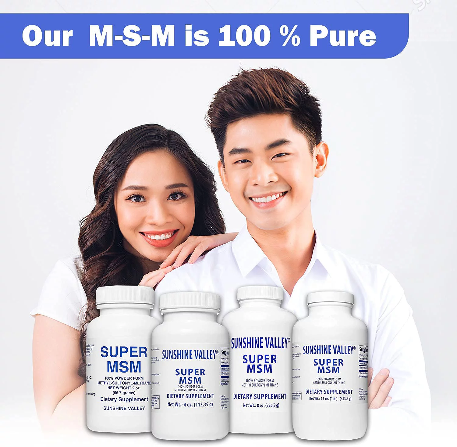 Sunshine Valley Super MSM Supplement Powder for Joint & Skin Health (16oz) - Image 6
