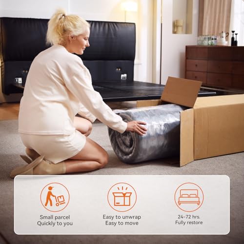 Queen Size 12 Inch Memory Foam Hybrid Mattress, Cooling Gel with Pocketed Coils for Pressure Relief, Motion Isolation, Medium Firm, 365-Night Trial, 10-Year Warranty, Mattress in a Box - Image 7