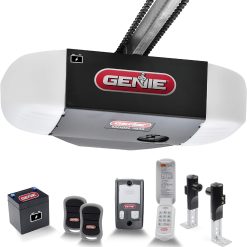 Genie Chain Drive 750 3/4 HPc Garage Door Opener w/Battery Backup – Heavy Duty Chain Drive – Operate your garage door when the primary power is out – Wireless Keypad Included, Model 7035-TKV,BLACK