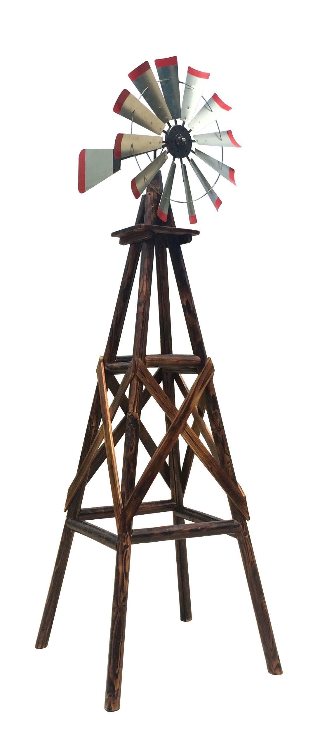 Leigh Country 9 ft. Char-Log Windmill