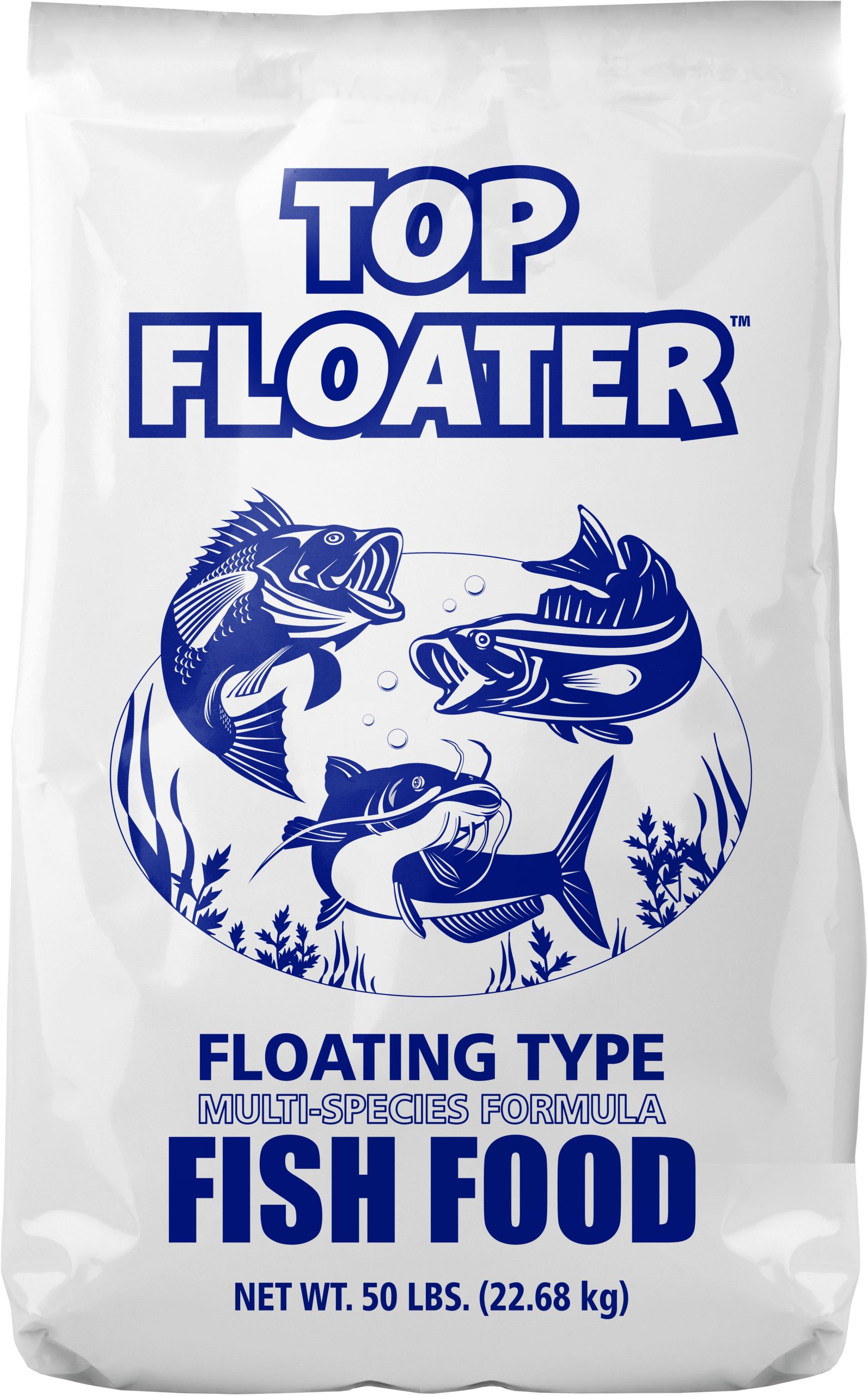 Top Floater Fish Food, 50-Lbs.