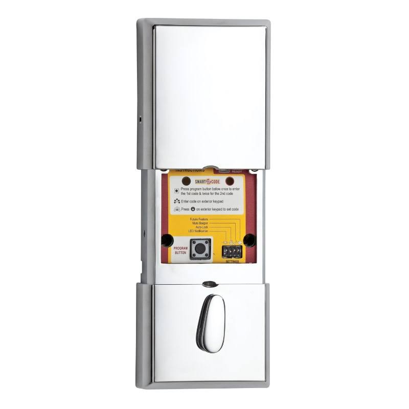 Kwikset 99090-022 SmartCode Electronic Deadbolt Featuring SmartKey, Polished Chrome - Image 4