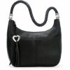 Brighton Barbados Ziptop Hobo -Black