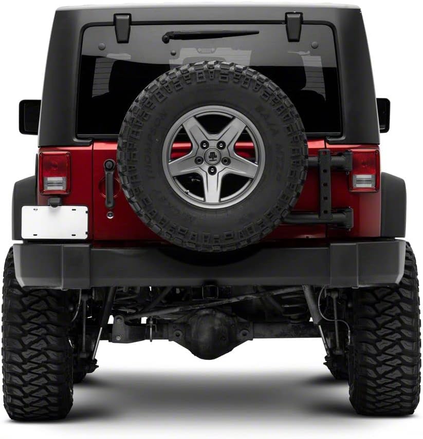 Redrock 4×4 HD Tire Carrier Compatible with OEM Tail Gate Compatible with 07-18 Jeep Wrangler JK - Image 4