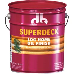 Superdeck DB0071005-20 Log Home Oil Finish 5 Gal Container Amber Hue