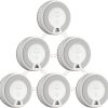 X-Sense Wireless Interconnected Combination Smoke and Carbon Monoxide Detector, 10-Year Battery Powered Fire and CO Alarm, SC06-W, Pack of 6