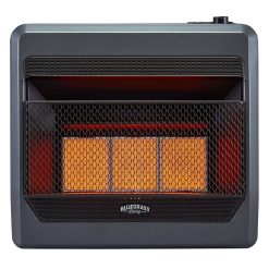 Alternative view of Bluegrass Living Propane GAS Vent Free Infrared GAS Space Heater with Blower and Base Feet – 28,000 BTU