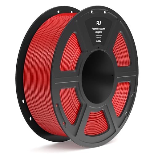ELEGOO PLA Filament 1.75mm Bundle 4KG, 3D Printer Filament Dimensional Accuracy +/- 0.02mm, 4pcs 1kg Spool(2.2lbs) Fit Most FDM 3D Printers (Black, White, Dark Blue, True Red) - Image 35