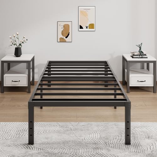 Metal Bed Frame Full Size – 14 Inch Heavy-Duty Full Platform Bed Frame No Box Spring Needed, Easy Assembly, Noise-Free, Sturdy Mattress Foundation, Underbed Storage Space - Image 17