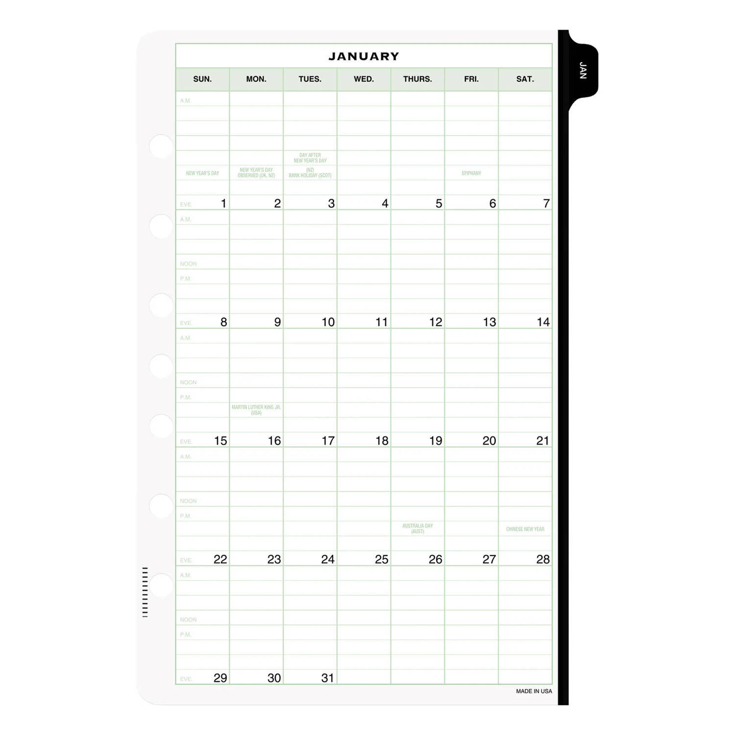 Day-Timer Two-Page-Per-Day Original Refill - Image 4