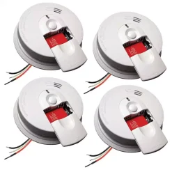 Alternative view of 2025 Firex 4-Pack Hardwired Smoke Detector with Ionization Sensor