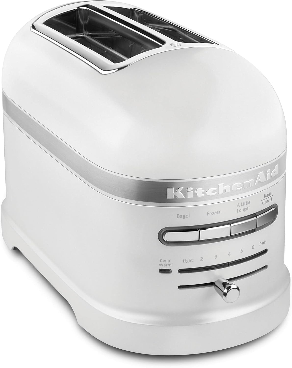KitchenAid Pro Line Series 2-Slice Automatic Toaster, Extra-wide Slots, Frosted Pearl White