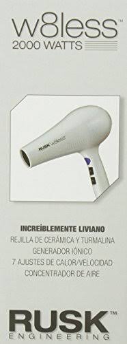 Rusk W8less Hair Dryer 2000 Watts, Very Lightweight – New - Image 5