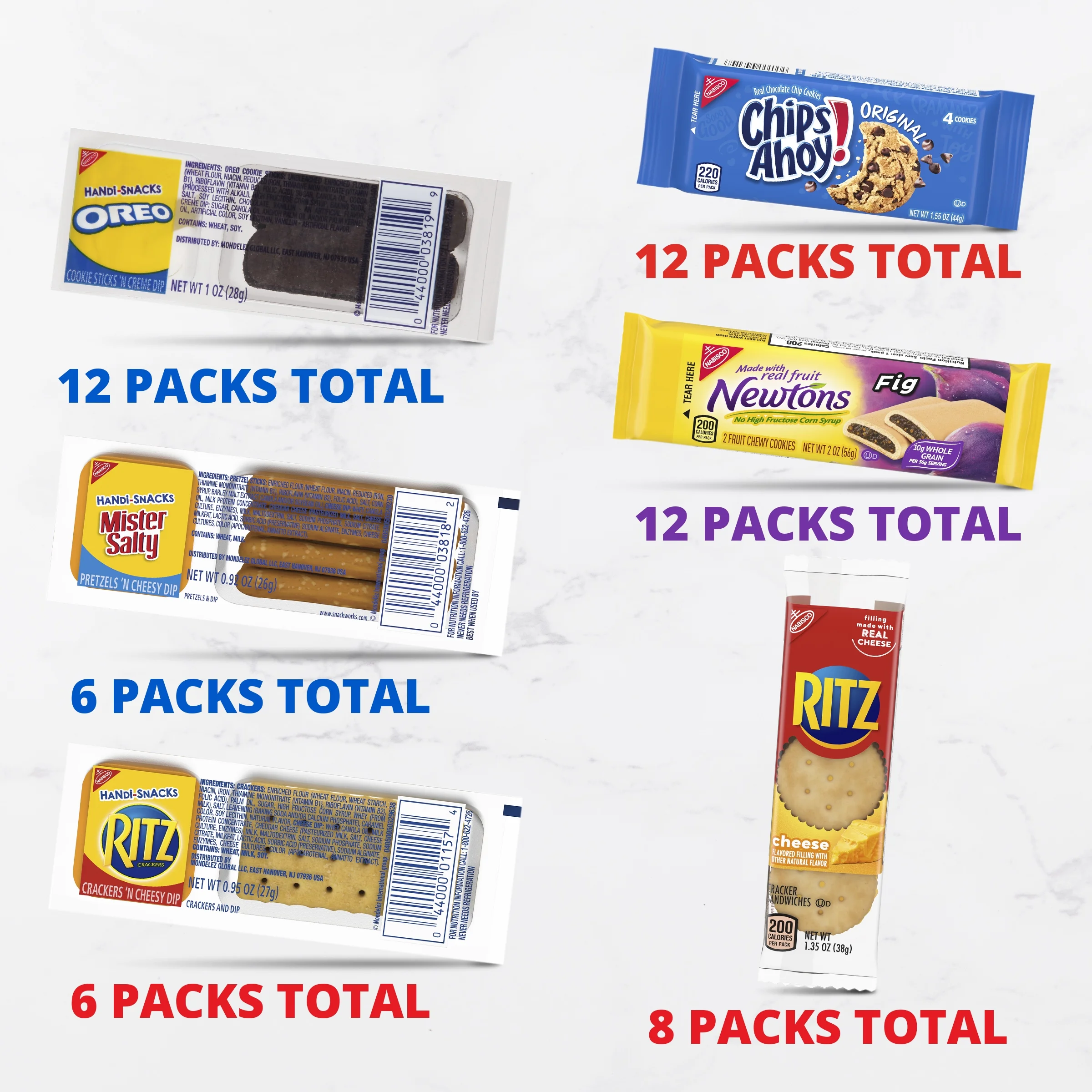Nabisco Ultimate Sweet and Salty Snack Variety Pack, 56 Snack Packs - Image 6