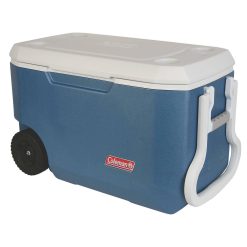 Coleman 62-Quart Xtreme 5-Day Heavy-Duty Cooler with Wheels Blue