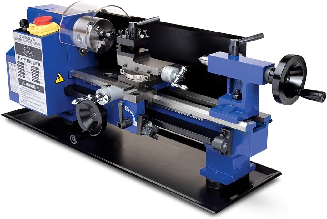 Eastwood Benchtop Mini Metal Variable Speed Lathe 7 x 12 Drilling Machine