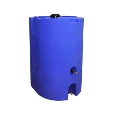 WaterPrepared 160 Gallon Capacity Emergency Water Storage Tanks BPA Free, Portable, Food Grade Plastic, Size: 29 x 36 x 45, Blue