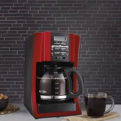 Alternative view of Mr. Coffee Advanced Brew Programmable Coffee Maker, Red, 12 Cup