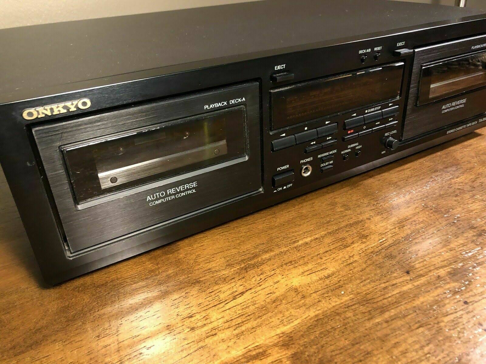 Onkyo TA-RW544 – Dual cassette deck – black