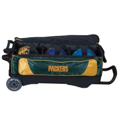 Alternative view of Green Bay Packers Triple Roller Bowling Bag