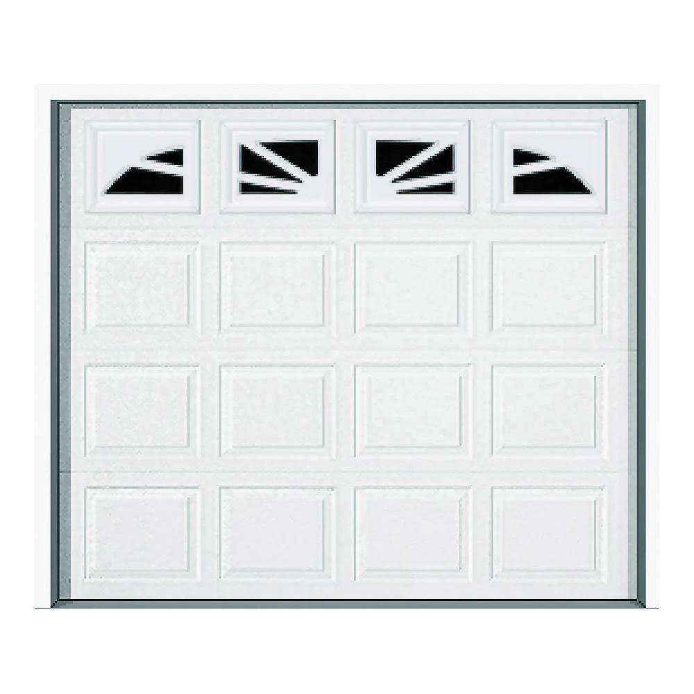 Wayne Dalton 9100 Williamsburg Garage Door 9 ft W x 7 ft H Steel White