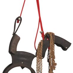 Esschert Design Horse Tire Swing with Rope Mane