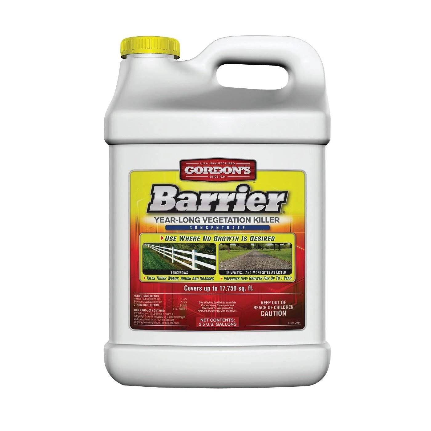 Gordon&s 8131122 Barrier Year-Long Vegetation Killer, 2.5 Gallon