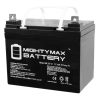 Mighty Max 12V 35Ah Pride Mobility Jazzy Select GT Replacement Battery