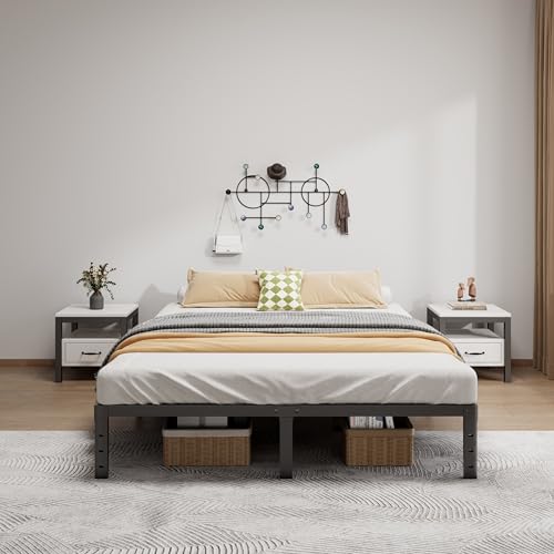 Metal Bed Frame Full Size – 14 Inch Heavy-Duty Full Platform Bed Frame No Box Spring Needed, Easy Assembly, Noise-Free, Sturdy Mattress Foundation, Underbed Storage Space - Image 67