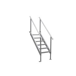 Extreme Max 3005.3846 Universal Mount Aluminum Dock Stair – 6-Step
