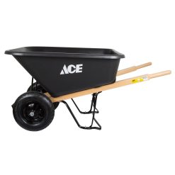 Alternative view of Ace Poly Dual Wheel Wheelbarrow 8 Cu. ft.