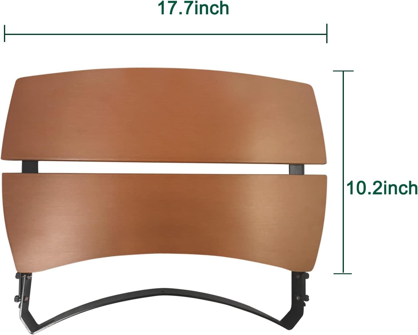 Quantfire Side Shelves Big Green Egg Accessories, Composite 2 Slat Egg Mates for Large Big Green Egg with Folding Side Shelves Replacement Parts Grill & Smoker Accessories - Image 2