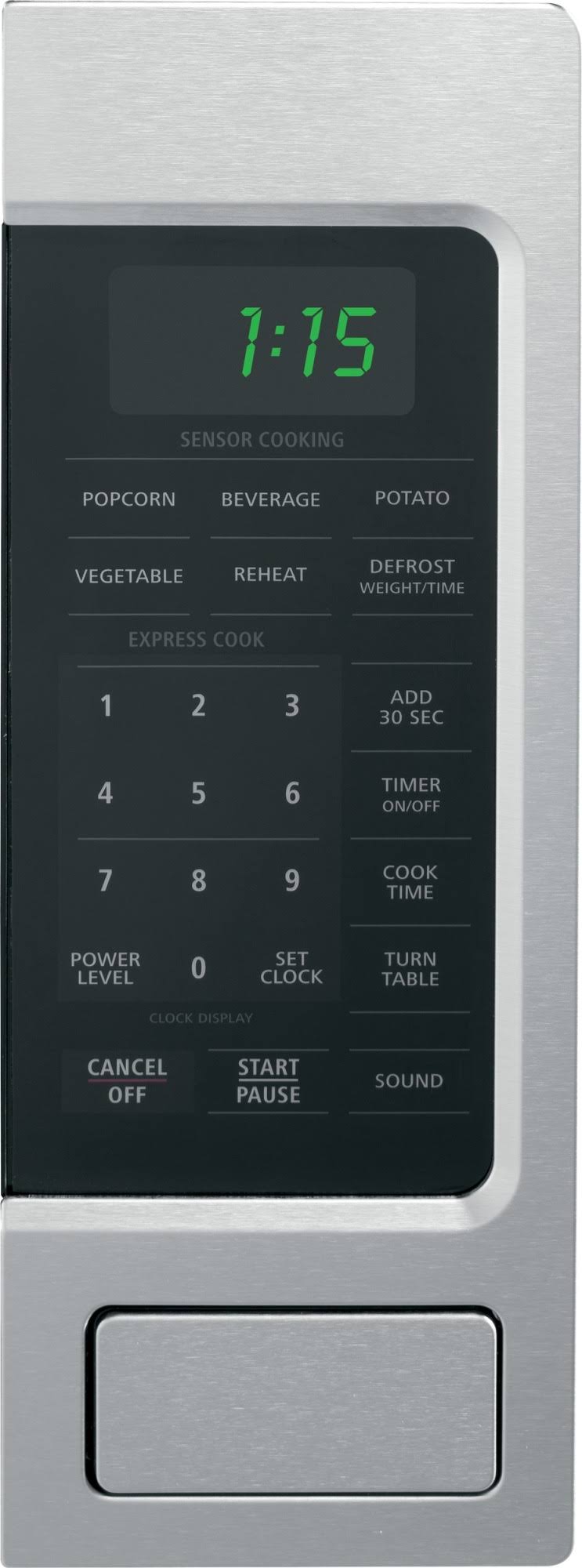 GE Monogram ZEM115SJSS 1.1 Cu. ft. Stainless Steel Countertop Microwave - Image 2