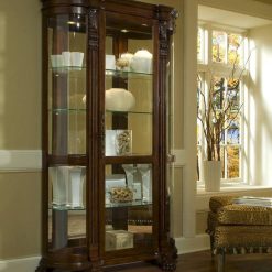 Pulaski Foxcroft Curved End Curio Cabinet – 102003